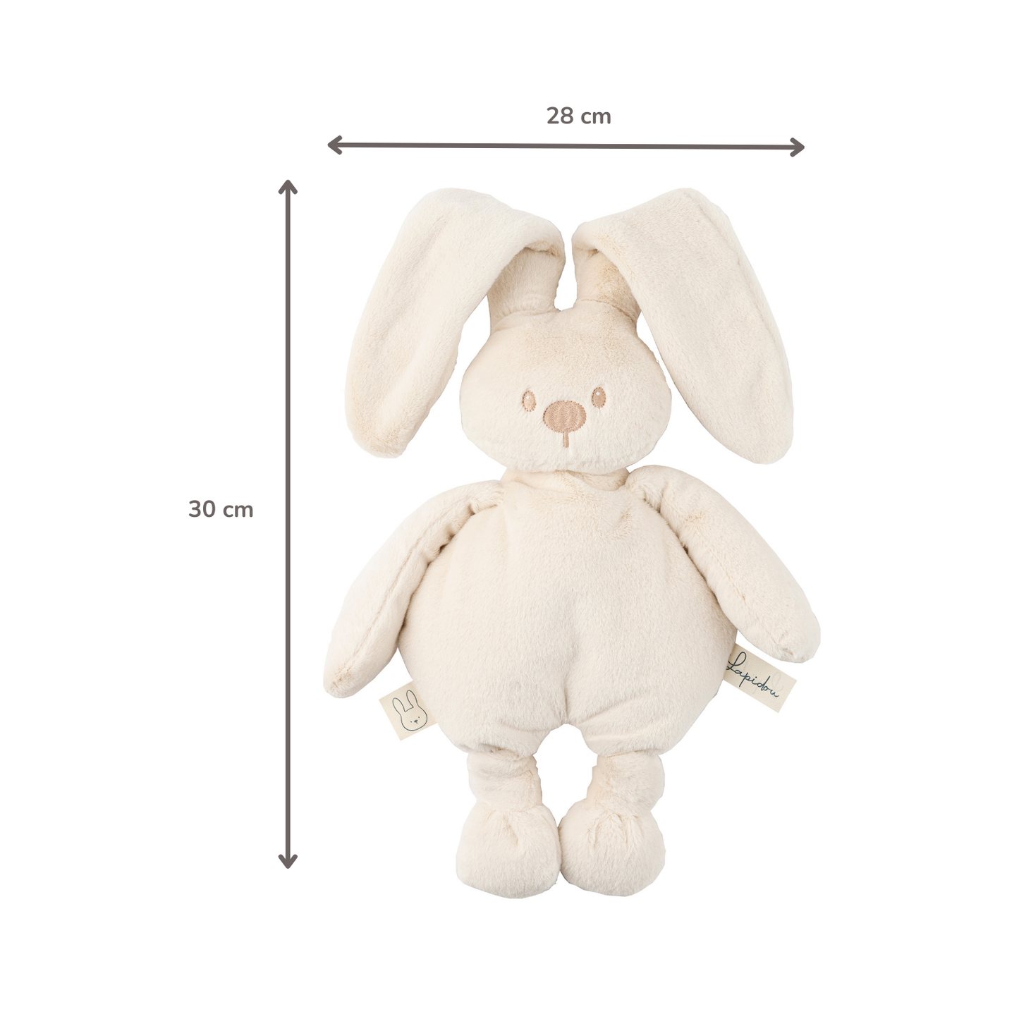 Knuffelkonijn | Zandkleurig | 30 cm