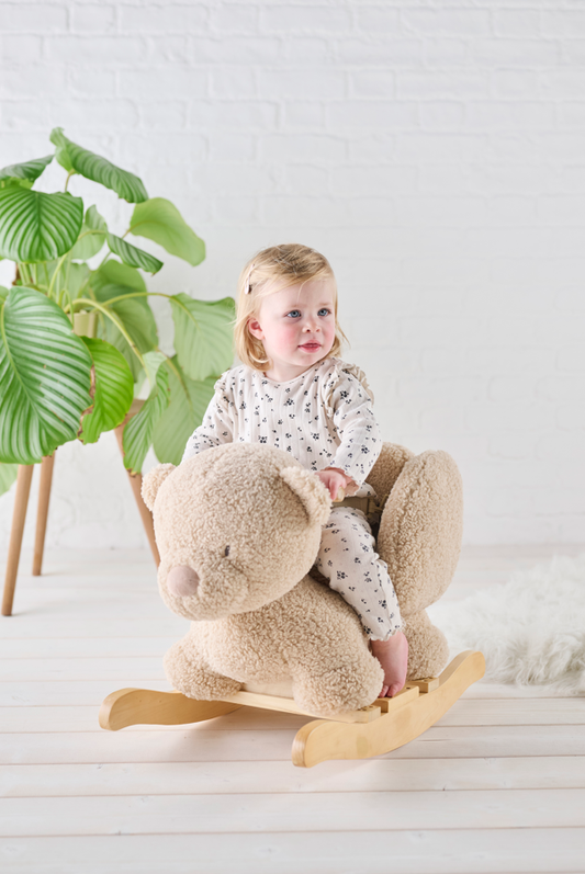Schommelstoel | Teddy | Beige