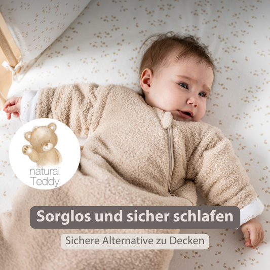 TEDDY Sleeping Bag Teddy Beige 70 cm – Detachable Sleeves – TOG 2.5 – Soft Baby Sleeping Bag: TEDDY / Pink / 70 cm