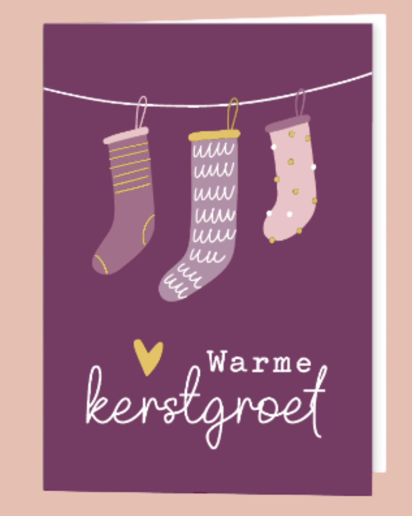 Warme Kerstgroet | Gevouwen | A6