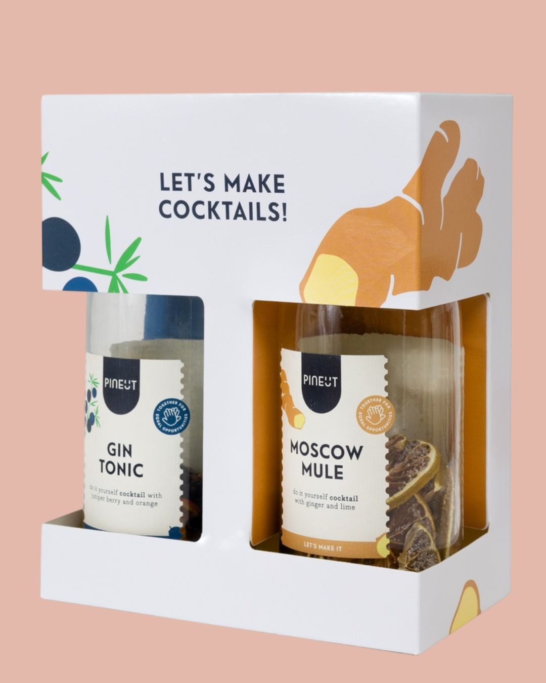 Cadeaupakket | DIY-Cocktails | Gin Tonic & Moscow Mule