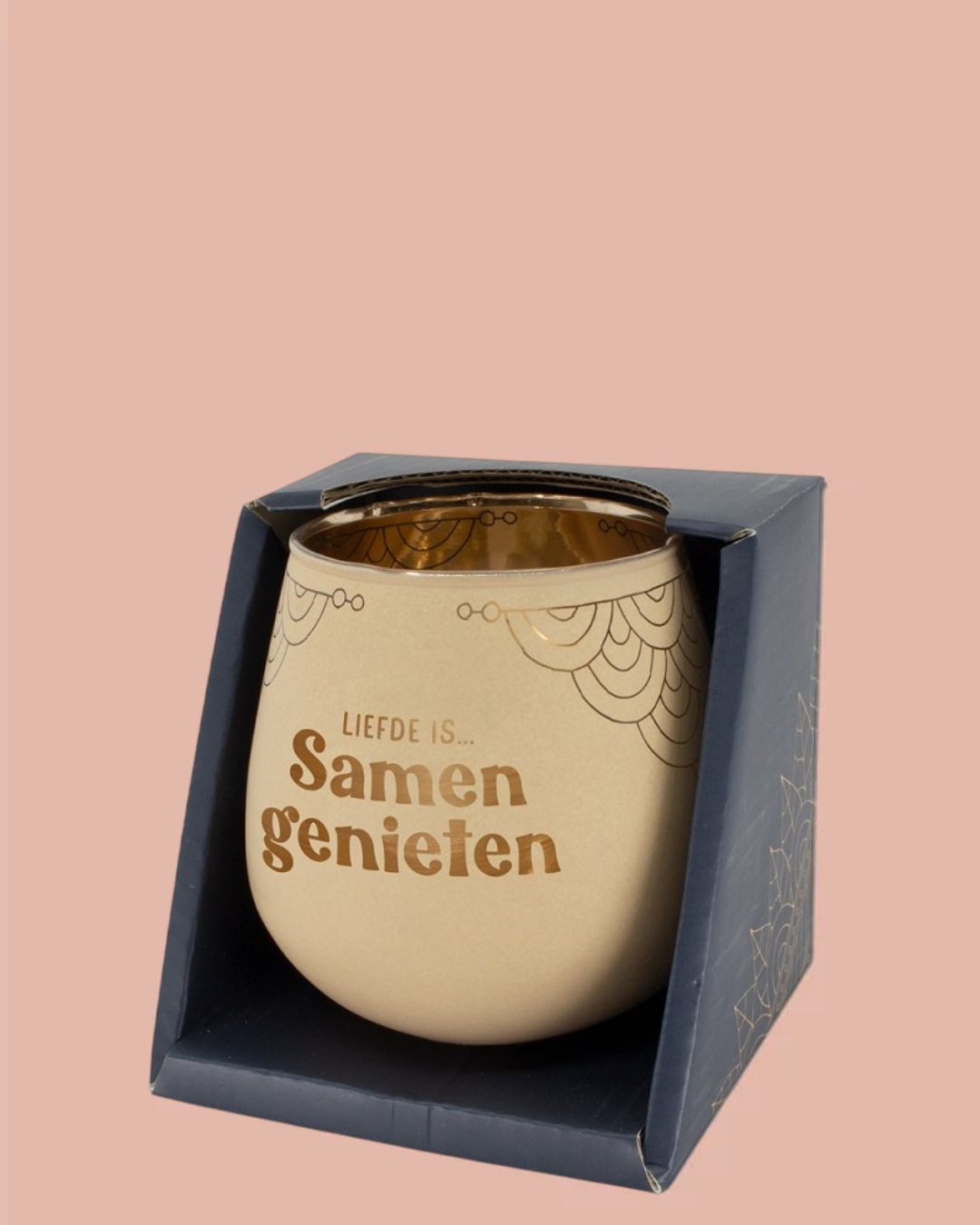 Sfeerlichthouder | Liefde Is… Samen Genieten