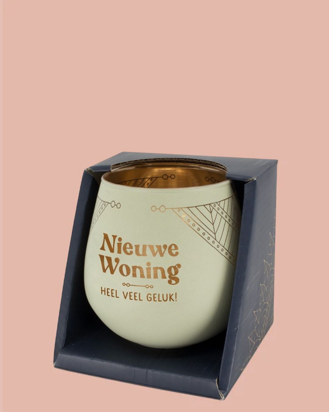 Sfeerlichthouder | Nieuwe Woning, Heel Veel Geluk!