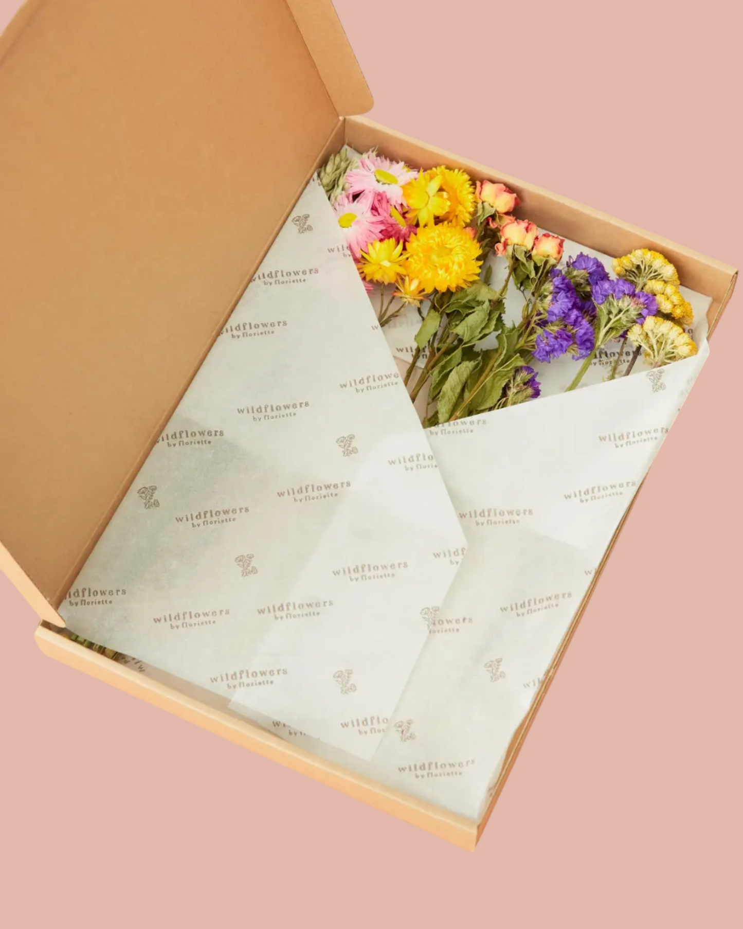 Gedroogde bloemen in giftbox | Multi