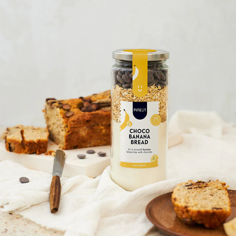 Choco Banana Bread | DIY-Cakemix | Met Stukjes Chocolade