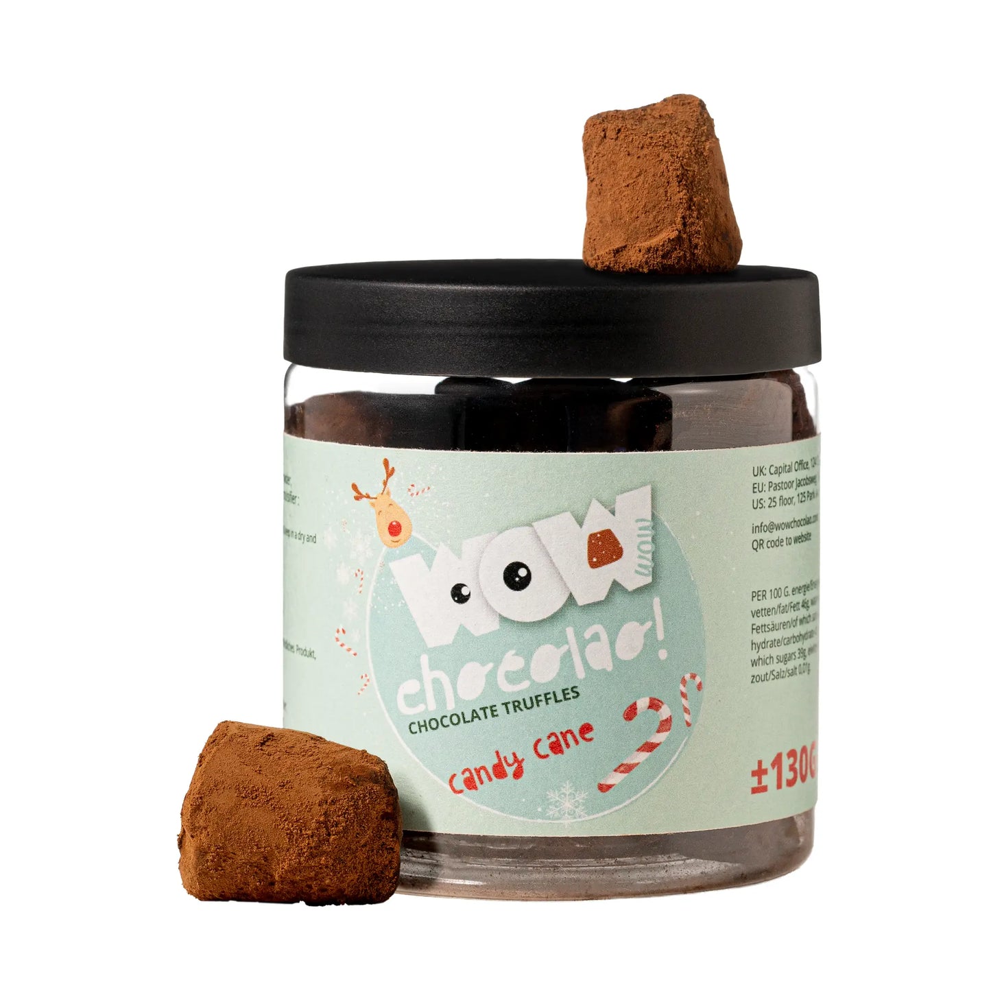 Chocoladetruffels | Pepermunt | 130g