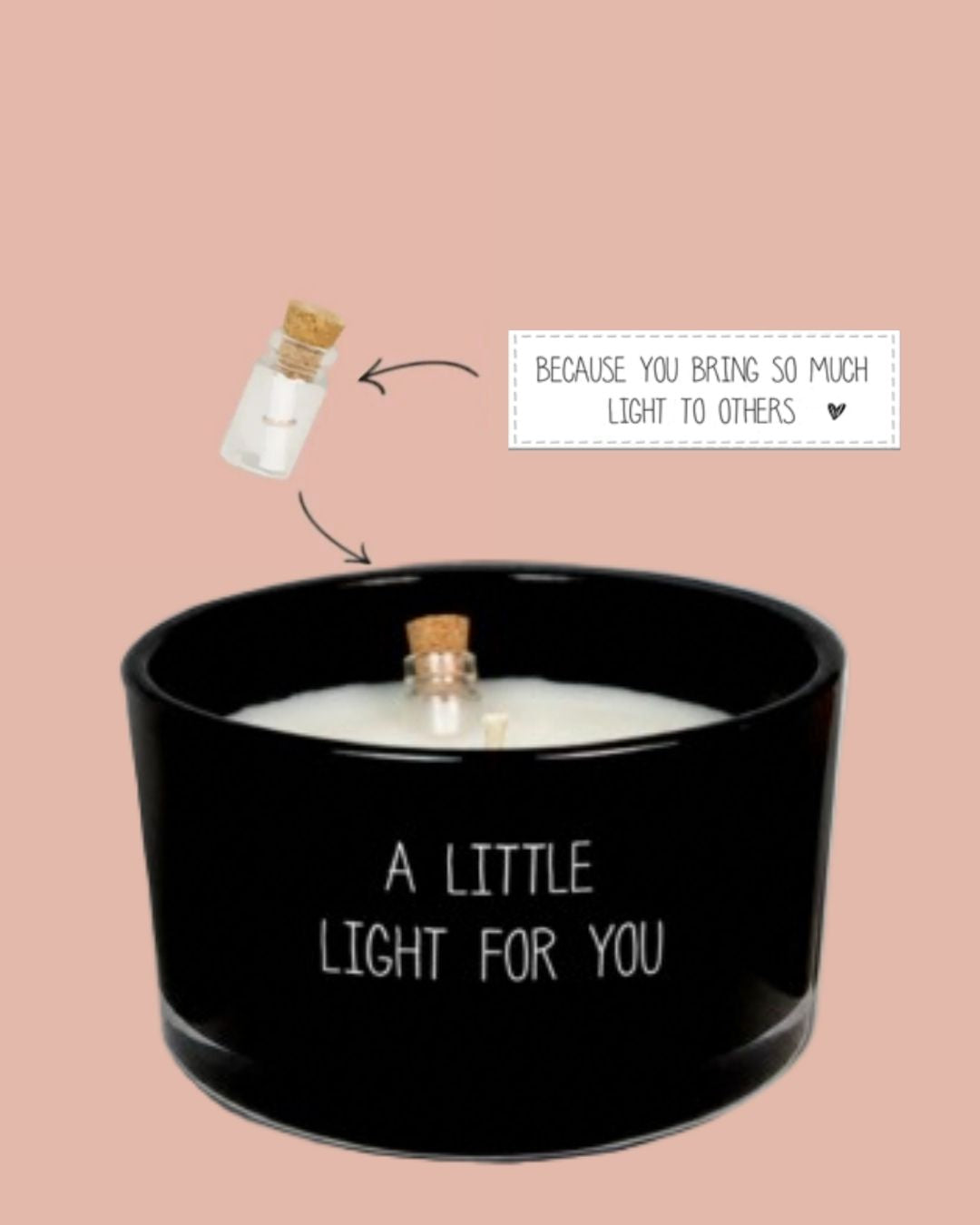 Flessenpostkaars | A Little Light For You