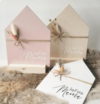 Forex huisje incl. houder | Liefste Mama/Oma