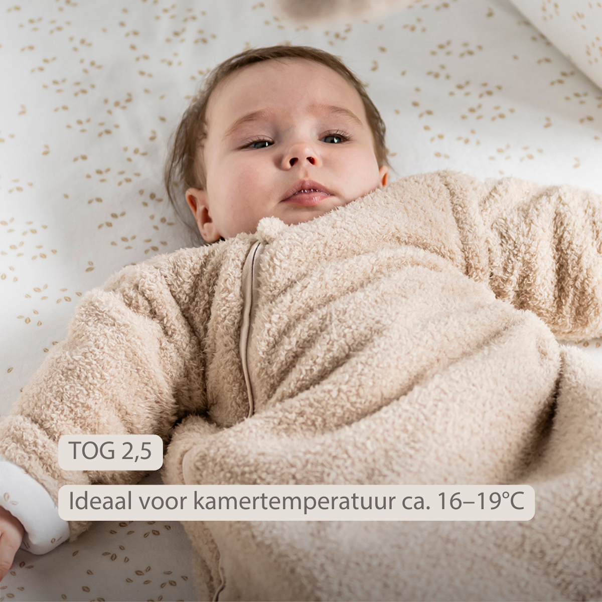 TEDDY Sleeping Bag Teddy Beige 70 cm – Detachable Sleeves – TOG 2.5 – Soft Baby Sleeping Bag: TEDDY / Pink / 70 cm