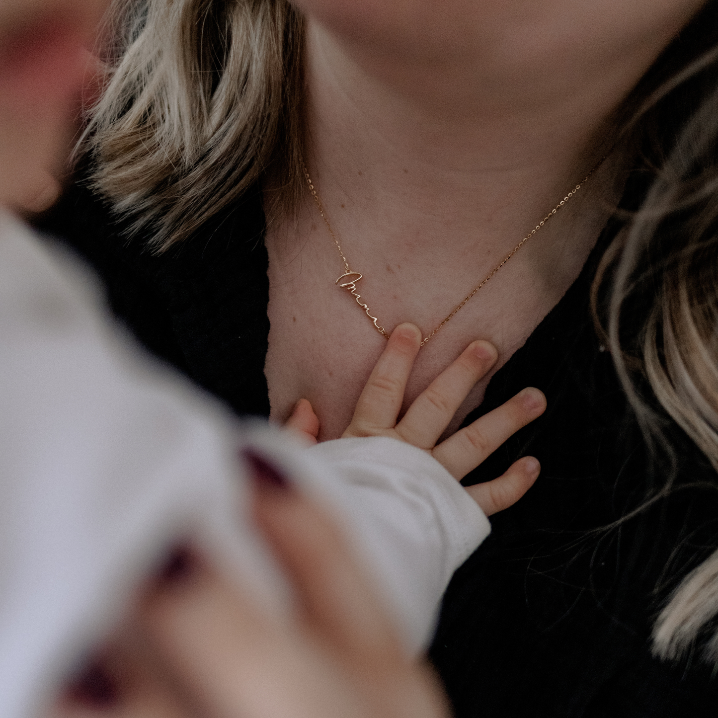 Ketting | Mama | Verguld Met 18k Goud