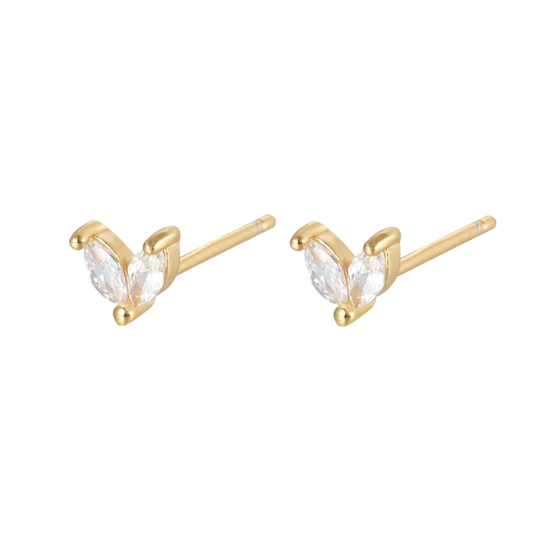 Studs | Rosies | Vera | Wit / Goud