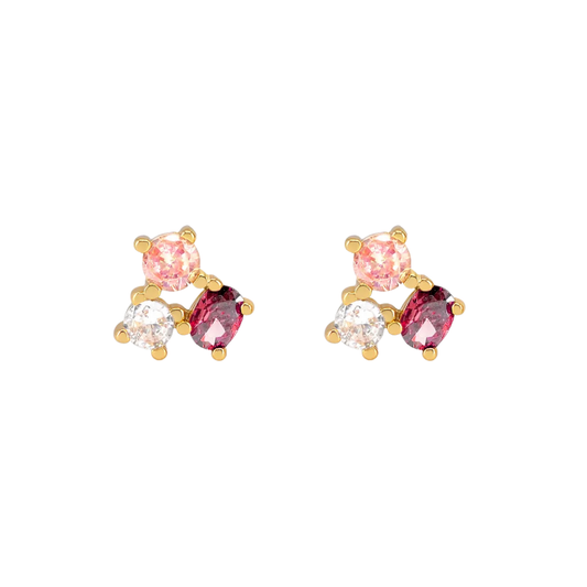 Studs | Rosies | Talia | Roze / Goud