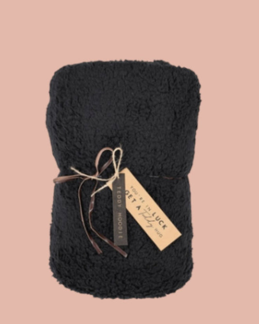 Teddy Hoodie | Zwart