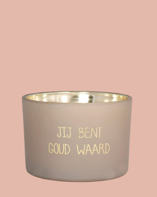 Geurkaars | Je bent goud waard