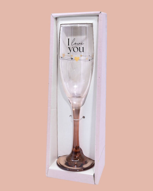 Champagneglas | I Love You