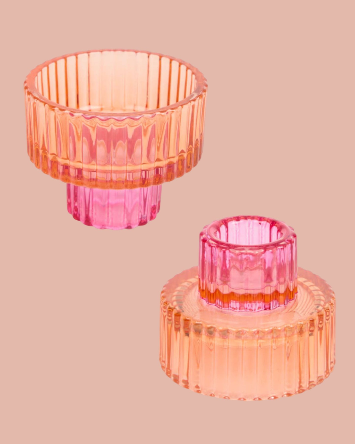 Omkeerbare dinerkaars- en theelichthouder