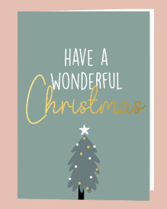 Have A Wonderful Christmas | Gevouwen | A6