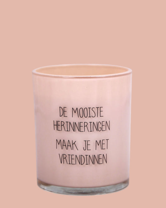 Geurkaars  De Mooiste Herinneringen Maak Je Met Vriendinnen