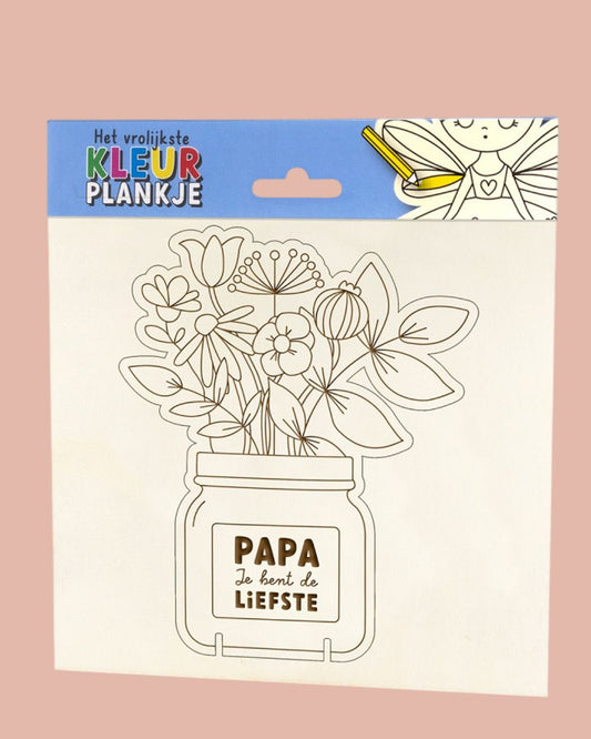 Kleurplankje | Papa
