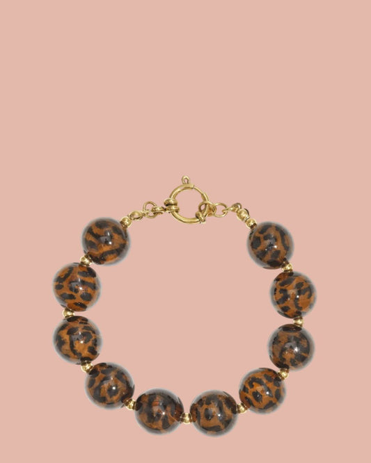 Armband | Luipaardkralen