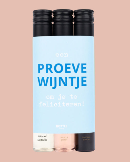 Een Proevewijntje Om Je Te Feliciteren