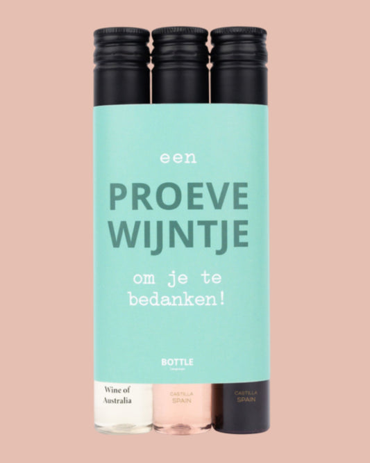 Een Proevewijntje Om Je Te Bedanken