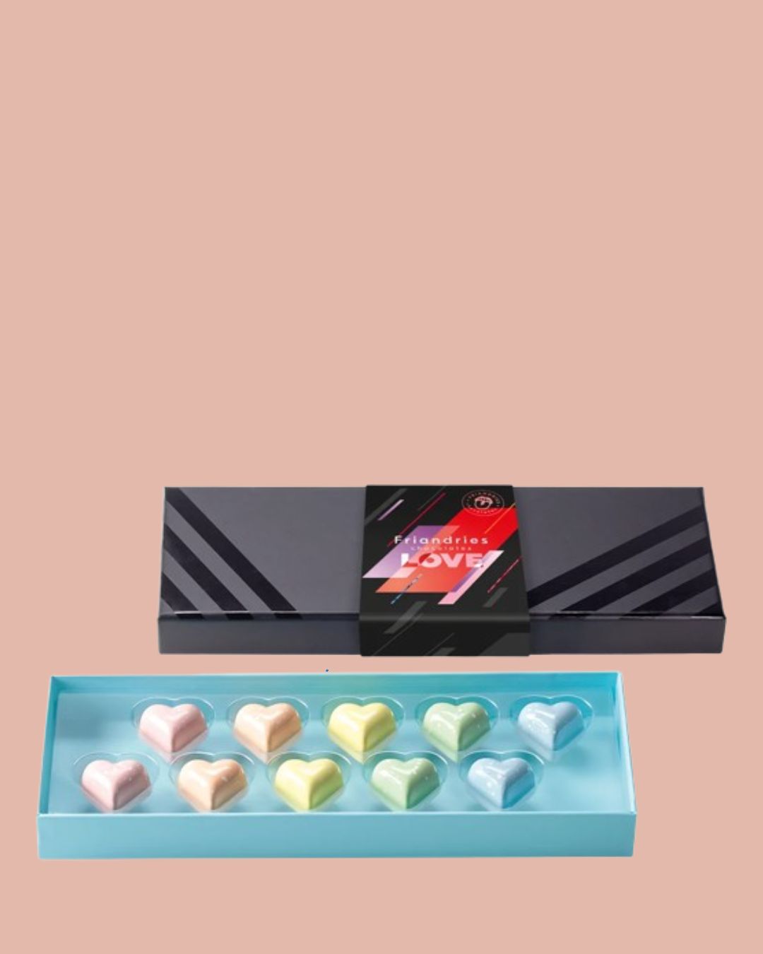 Chocolade Bonbons | Marshmallows | Love Collection | 10 Stuks