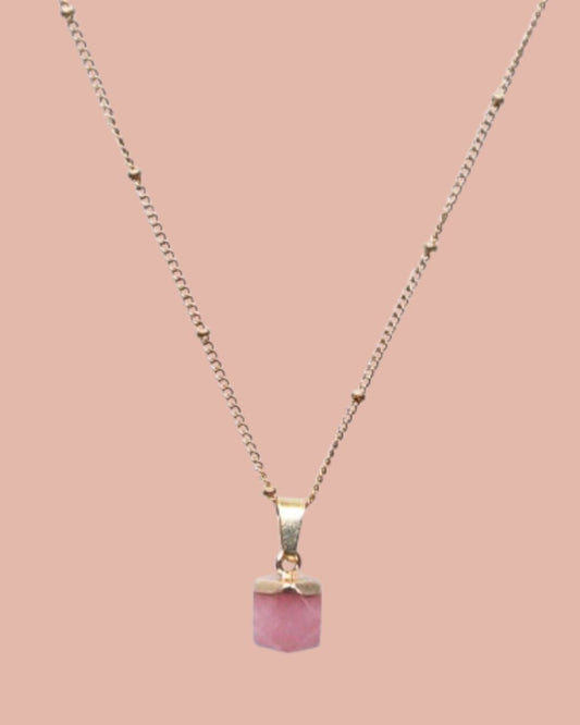 Roze Chalcedoon Ketting voor Liefde & Genezing