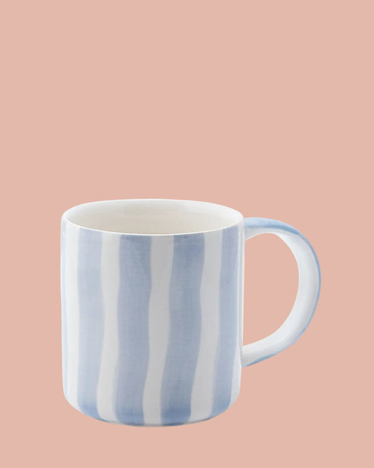 PRE-ORDER | Mok Gestreept | Blauw\wit