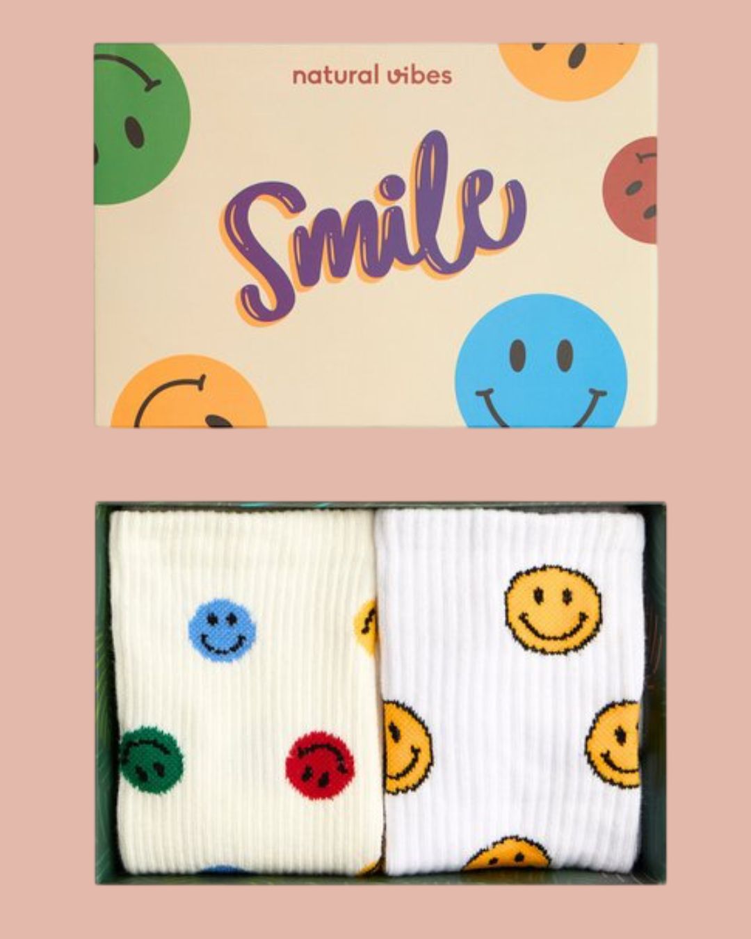 Set Smiley Sokken | Maat 36/40