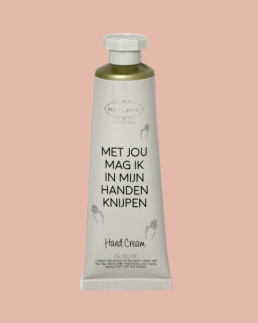 Handcrème Met jou mag ik in mijn handen knijpen