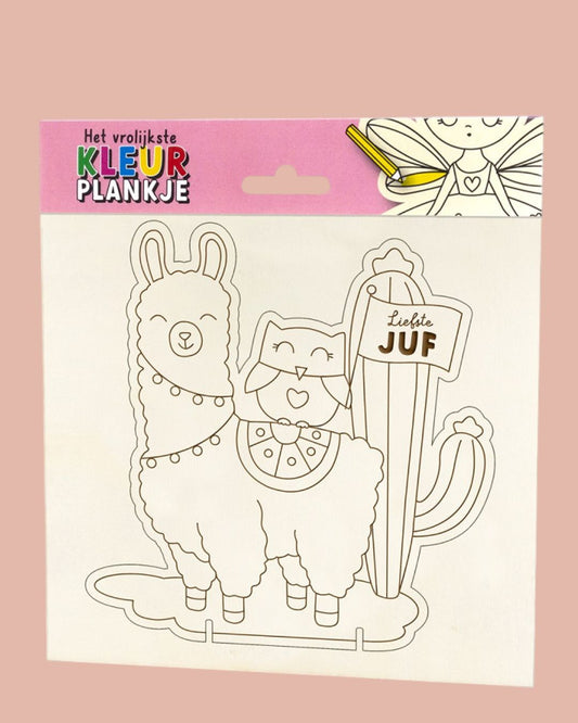 Kleurplankje | Juf