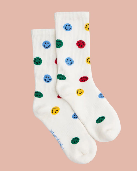 Kleurrijke Smiley Sokken | Diverse Kleuren | Maat 36/40