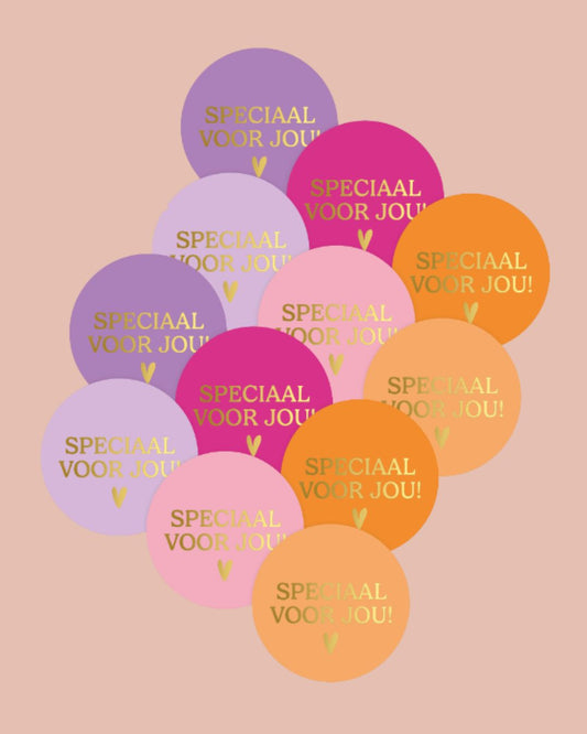 Stickerset | Speciaal Voor Jou | 12 Stickers
