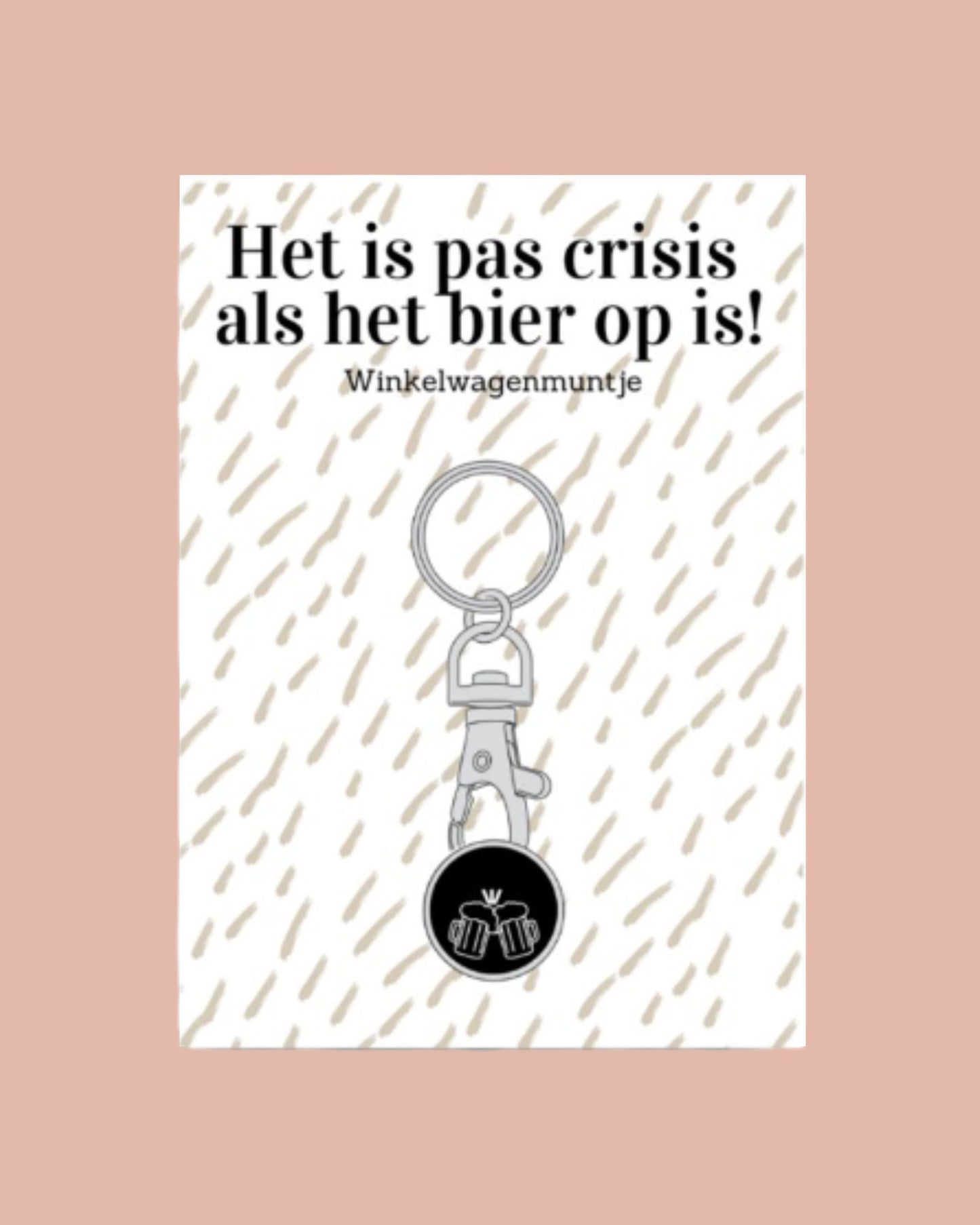 Winkelwagenmunt | Het is pas crisis als het bier op is