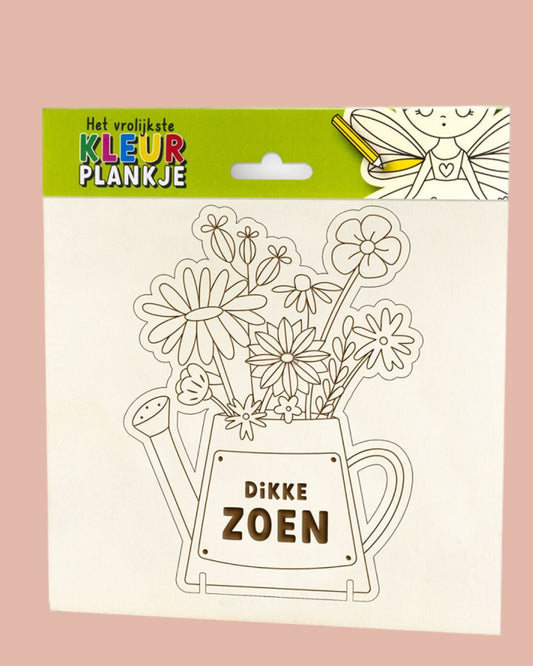 Kleurplankje | Dikke Zoen