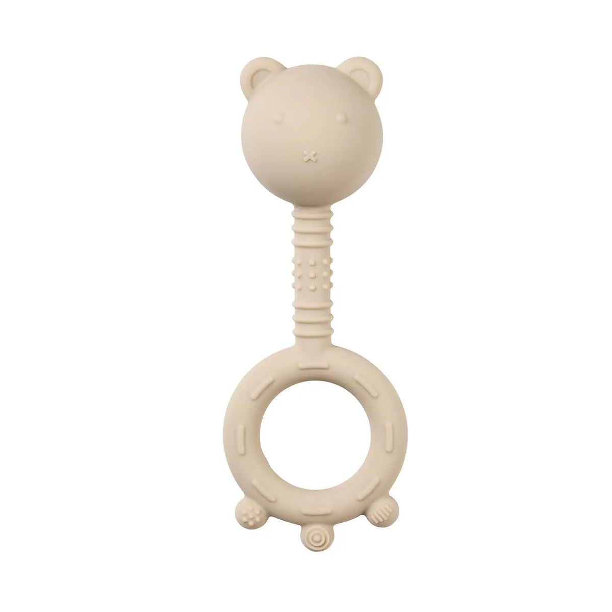 Rammel- en bijtring | Beige