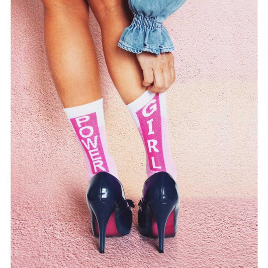 Power Girl Sokken | Roze | Maat 36\44