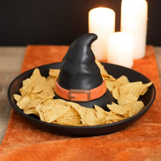Halloween Chip & Dip Serveerschaal XXL | Heksenhoed
