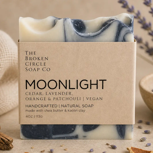 Zeep | Moonlight | Cederhout Patchouli Lavendel | Vegan