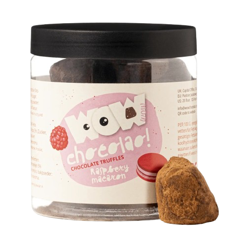 Chocoladetruffels | Frambozen-macaron