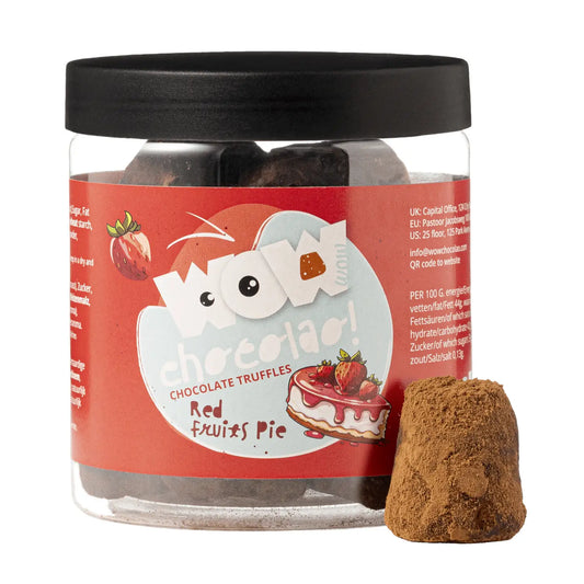 Chocoladetruffels | Rodevruchtentaart | 130g