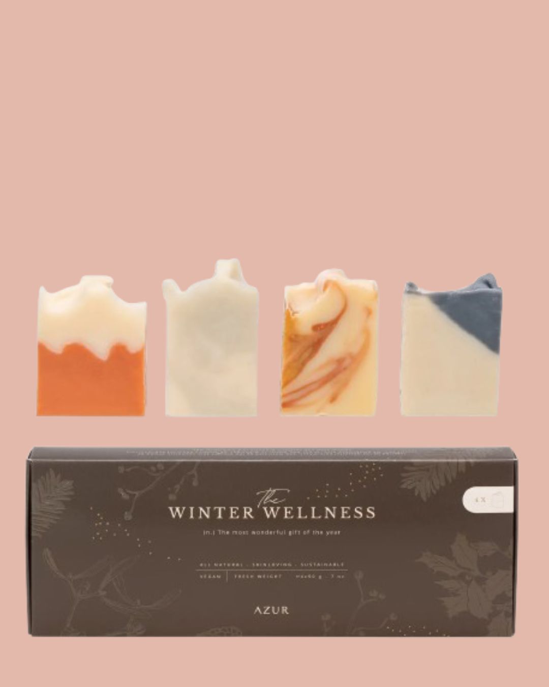 Het Winter Wellness Geschenkset | 100% Natuurlijke Zeep | Kerst