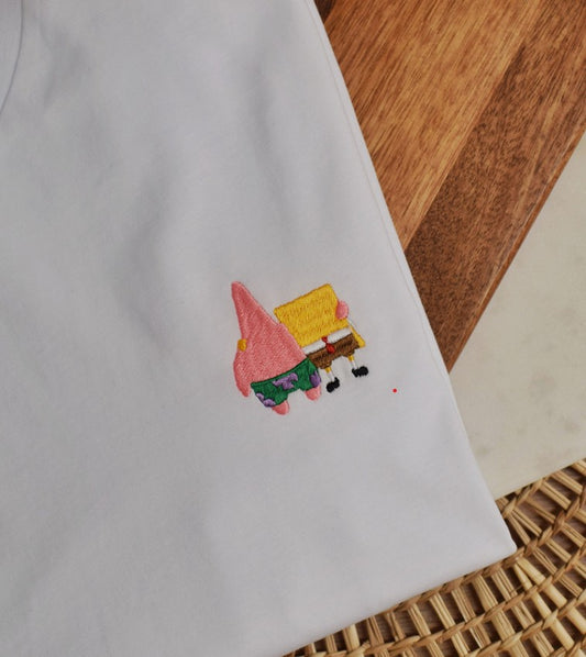 Geborduurd T-shirt | SpongeBob SquarePants
